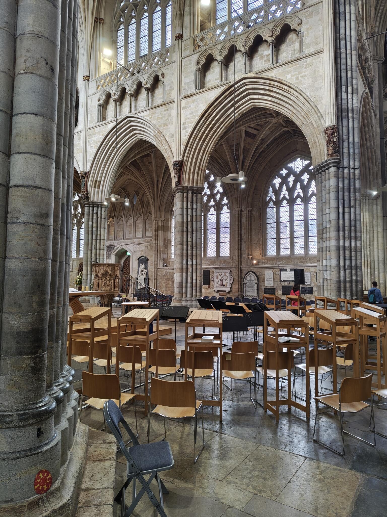 Gothic arches in Gloucester Cathedral
