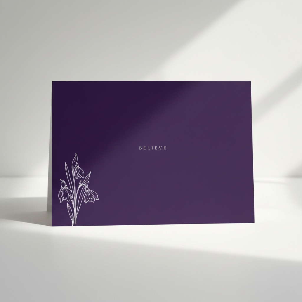 BELIEVE | Greetings Card | Modern Liturgy | John 20:29