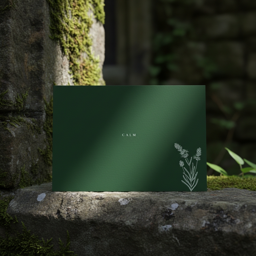 CALM | Bible Verse Greetings Card | Mark 4:39