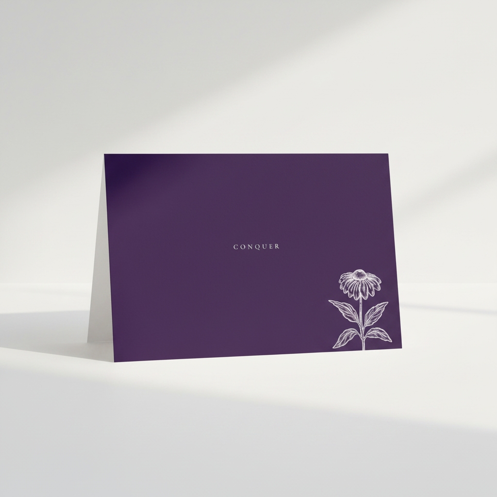 CONQUER | Greetings Card | Modern Liturgy | John 1:5