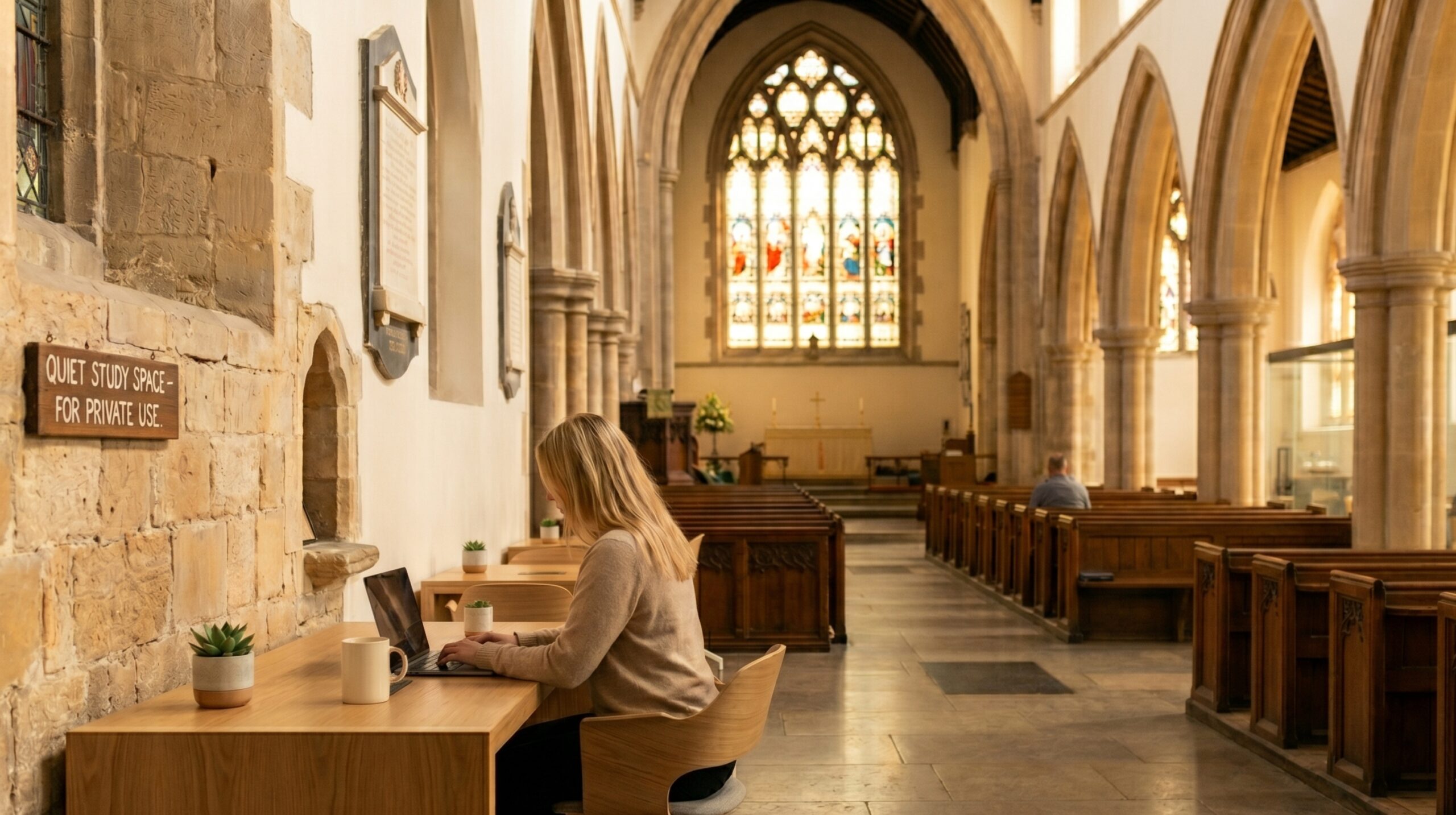 The Co-Working Cathedral: Wi-Fi in the Pews