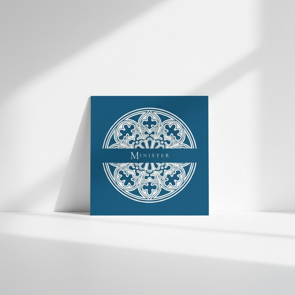 MINISTER Gothic Art Card | Vespers Blue