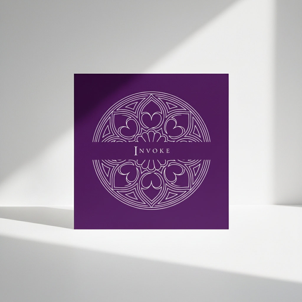 INVOKE Gothic Art Card | Episcopal Purple