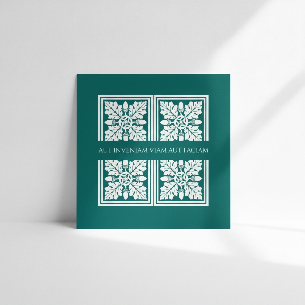 AUT INVENIAM VIAM AUT FACIAM Luxury Roman Art Card
