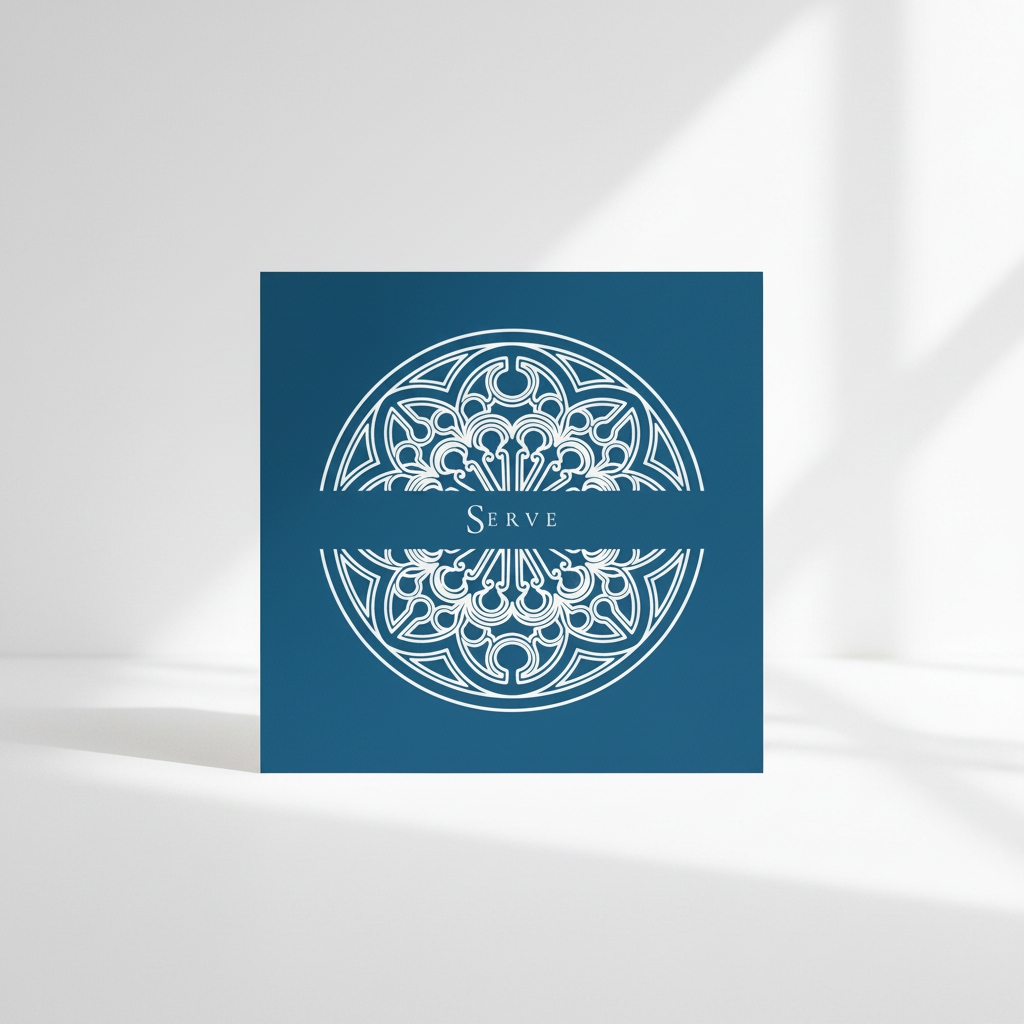 SERVE Gothic Art Card | Vespers Blue