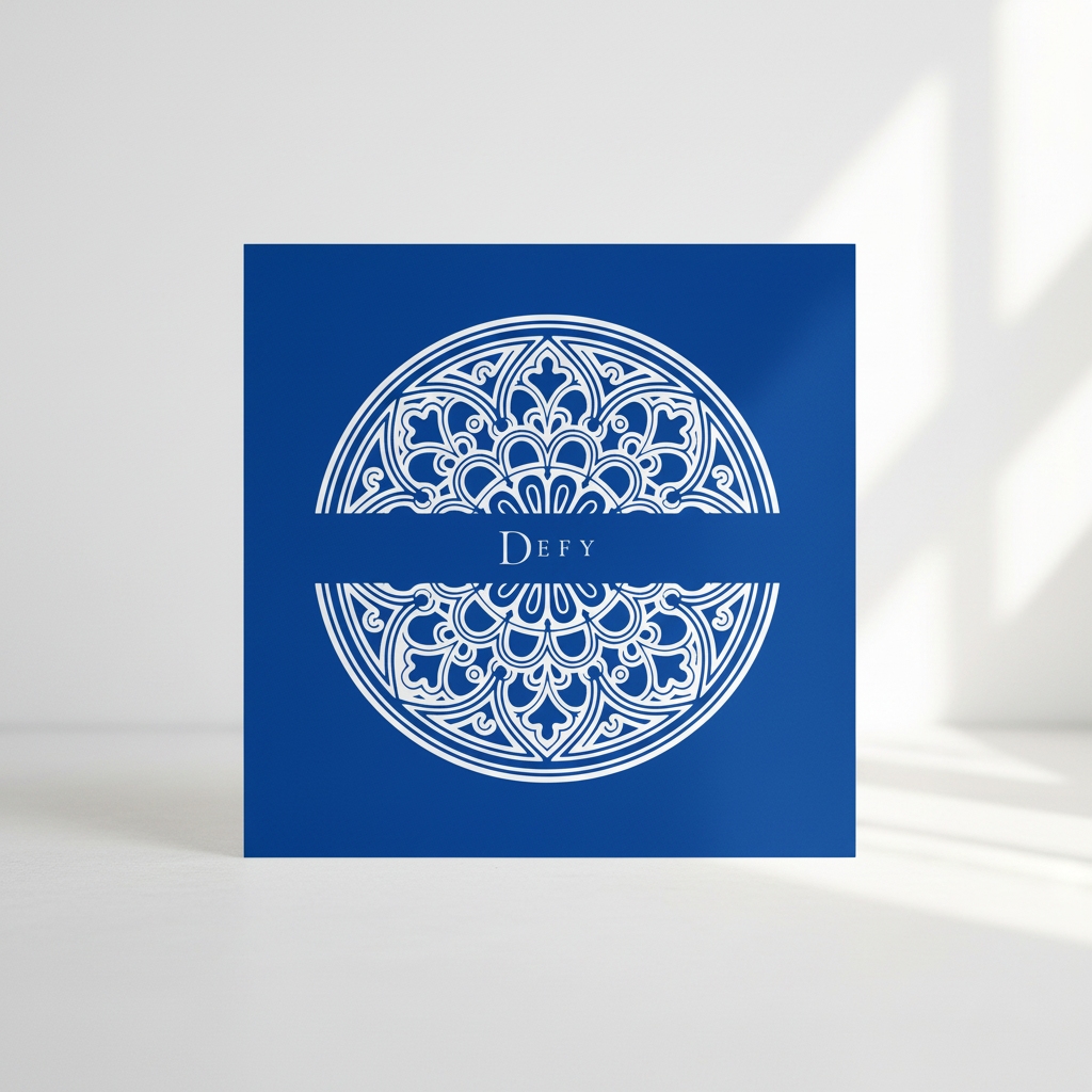 DEFY Gothic Art Card | Cathedral Cobalt