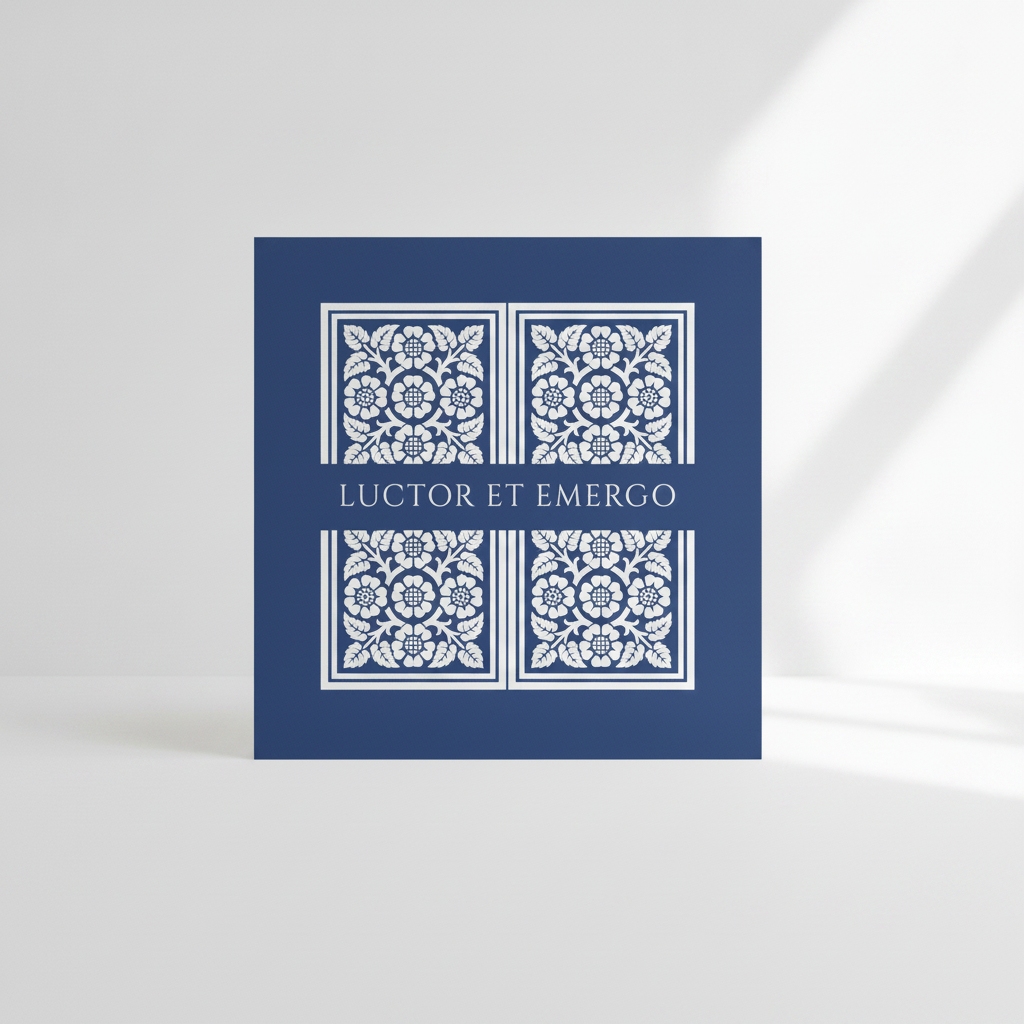 LUCTOR ET EMERGO Luxury Roman Art Card