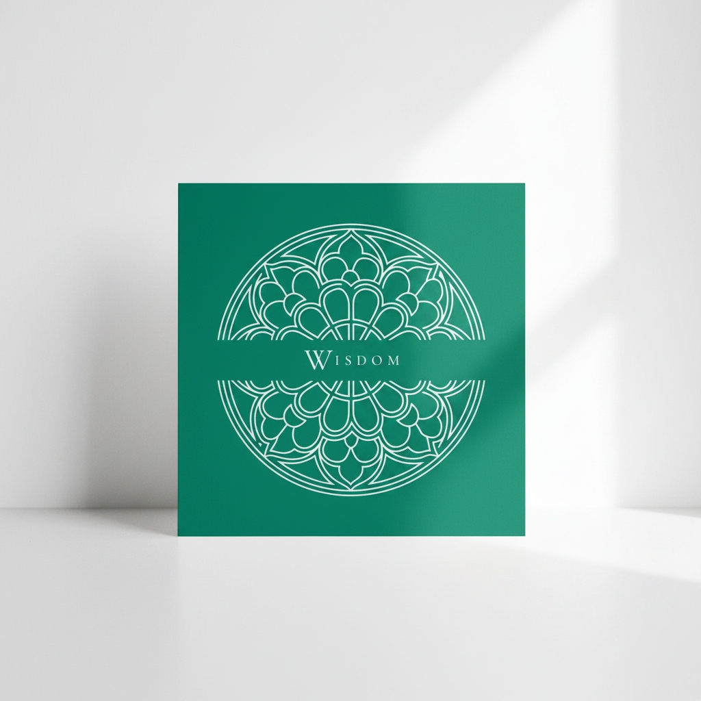 WISDOM Gothic Art Card | Chancel Green