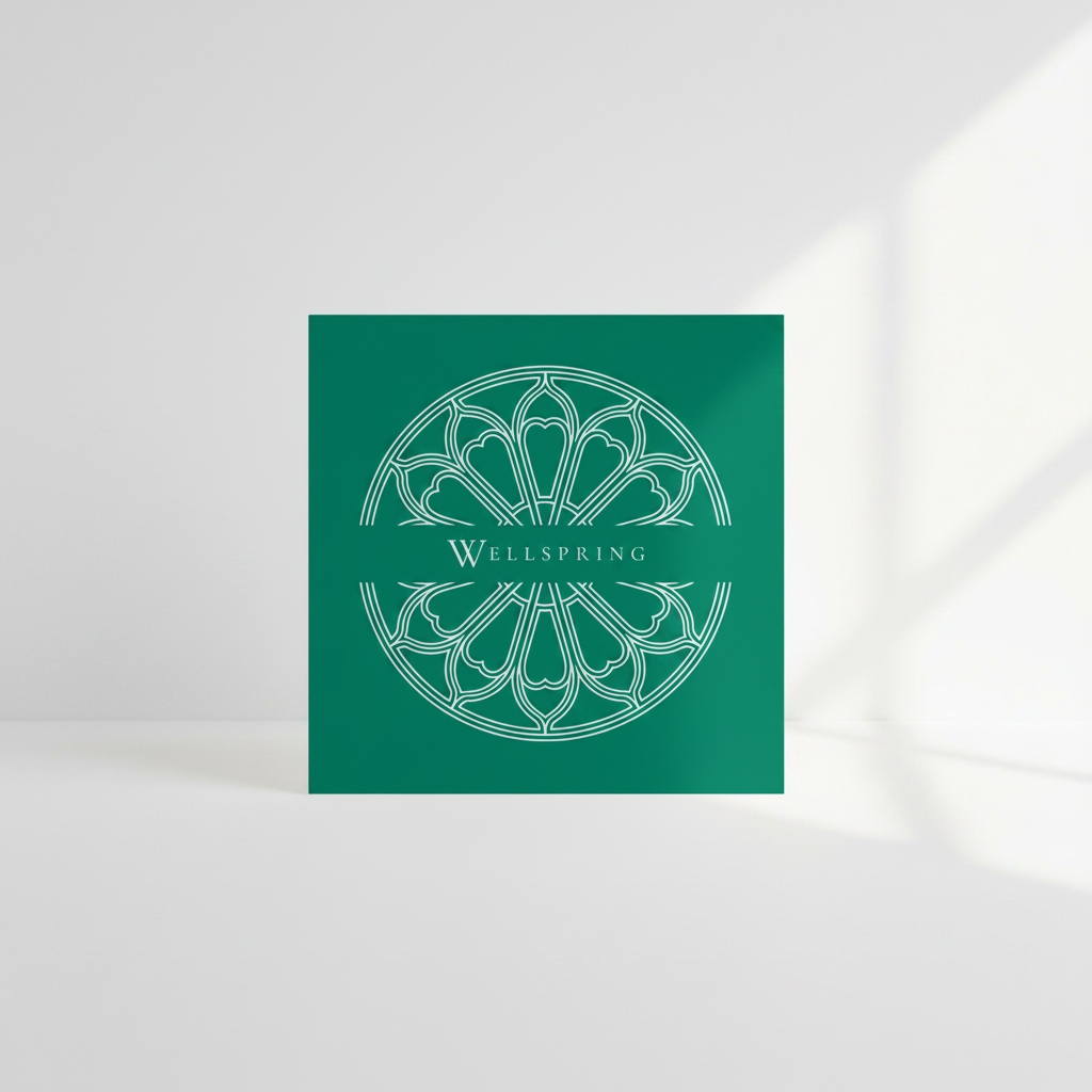 WELLSPRING Gothic Art Card | Chancel Green