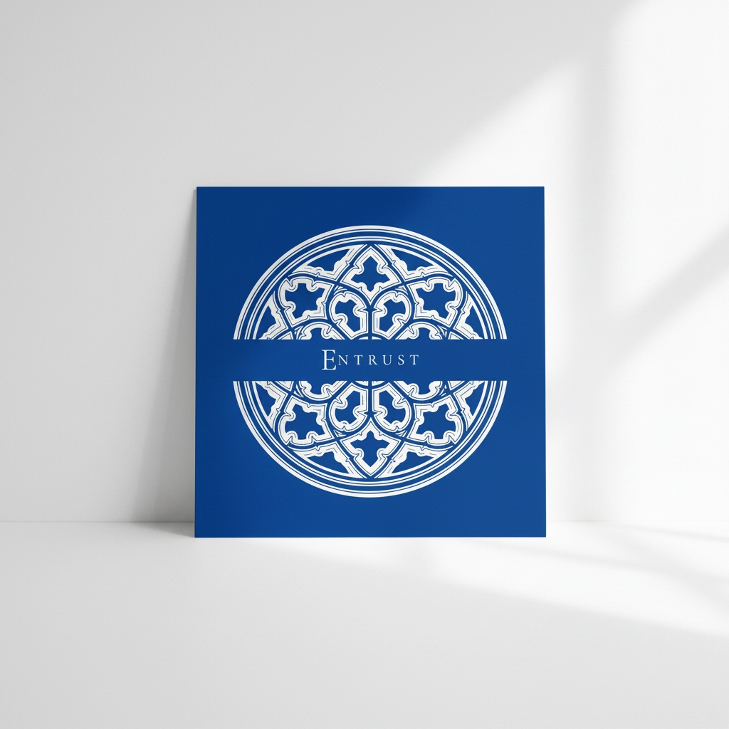 ENTRUST Gothic Art Card | Cathedral Cobalt