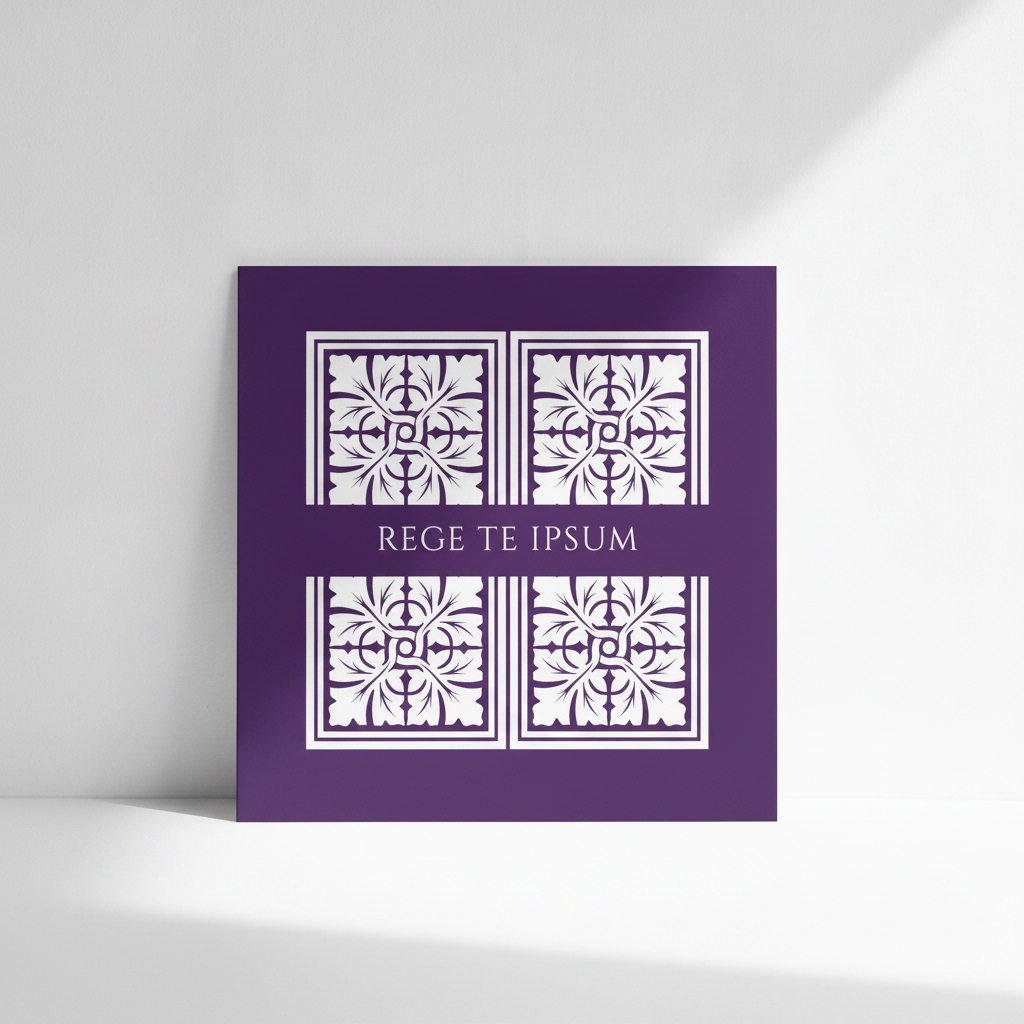 REGE TE IPSUM Roman Art Card