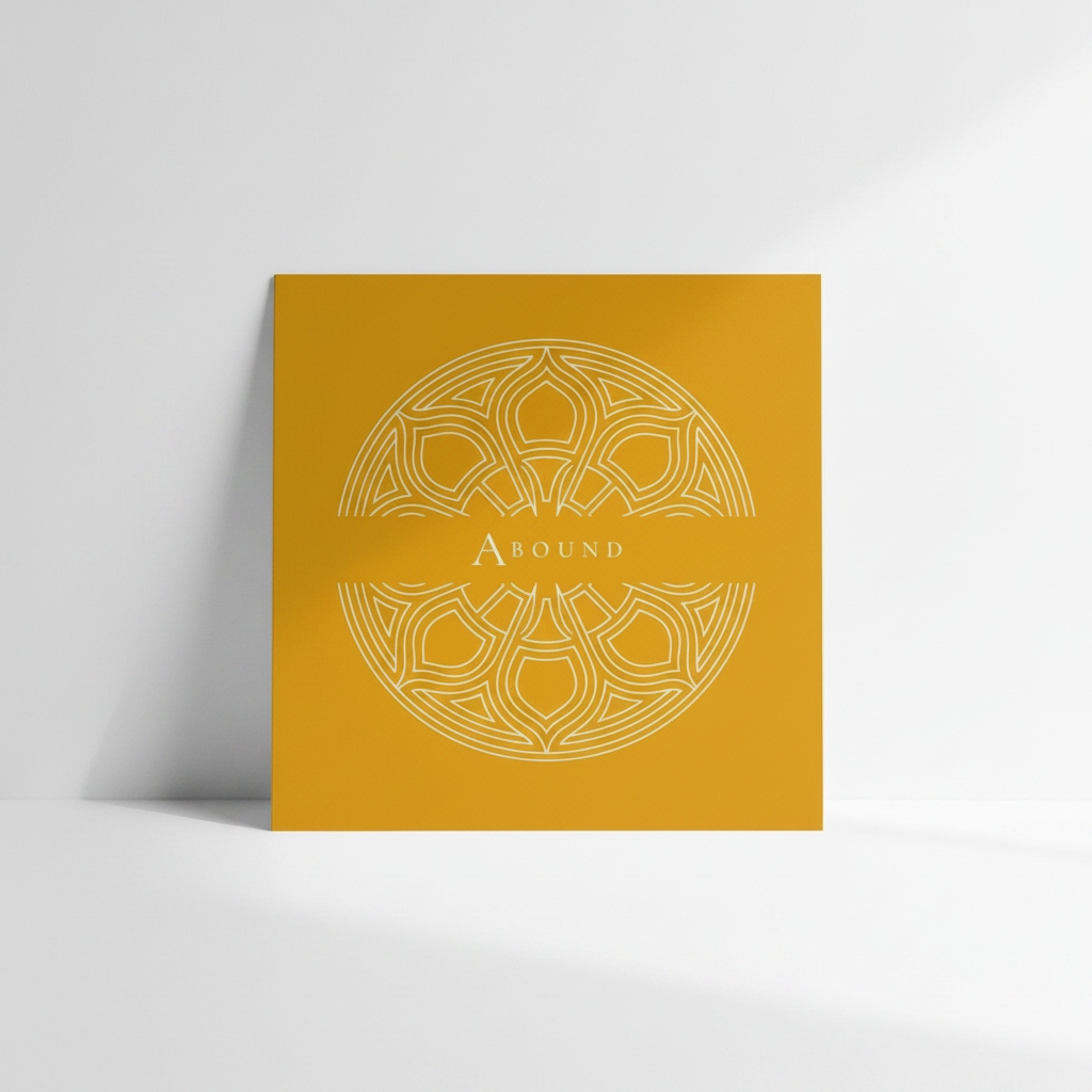 ABOUND Gothic Art Card | Aureole Gold (148mm Square)